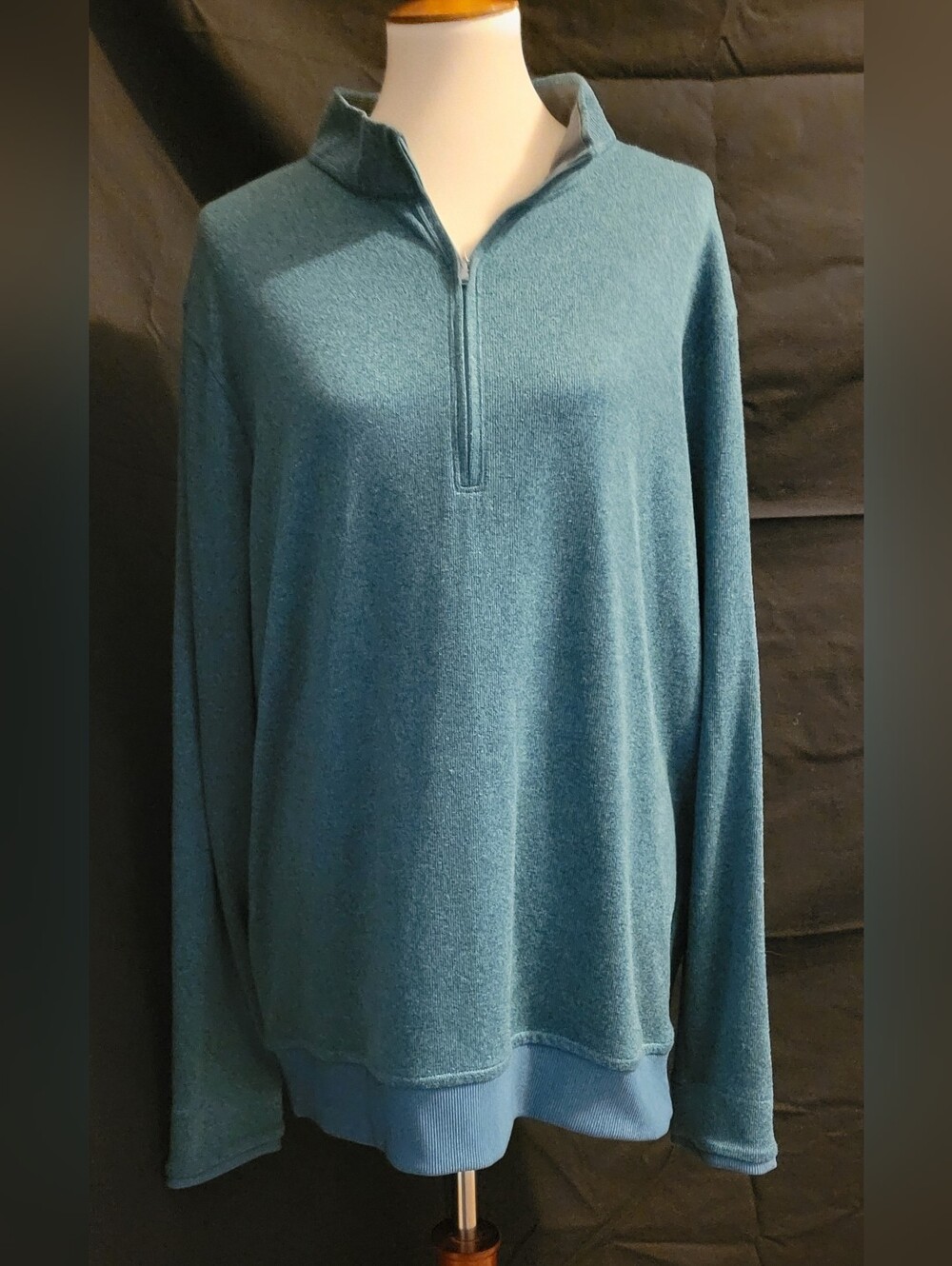 Under Armour Men's Teal Quarter-Zip Sweater
